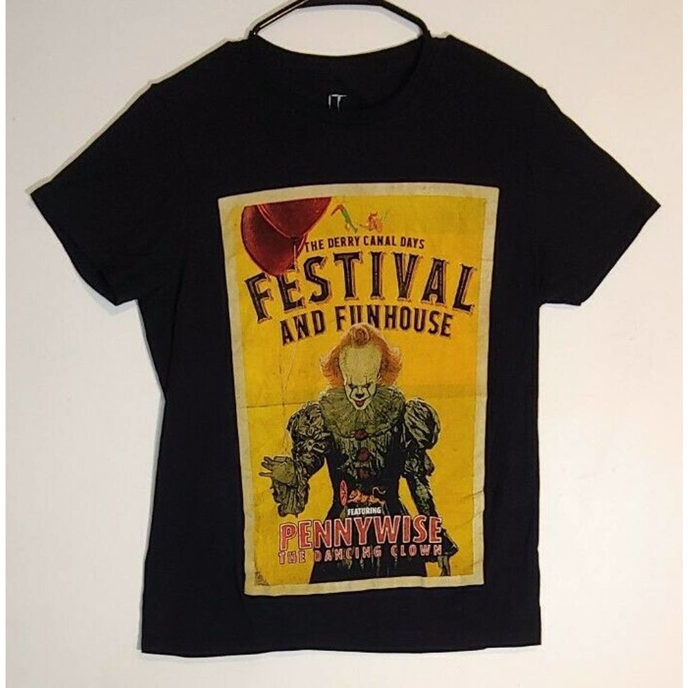 Rare It The Dancing Clown T-Shirt Derry Canal Days Festival Featuring Pennywise